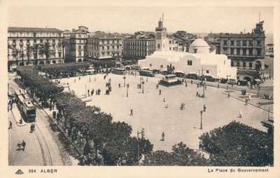 Argel - Place du Gouvernement, c1900 de Unbekannt