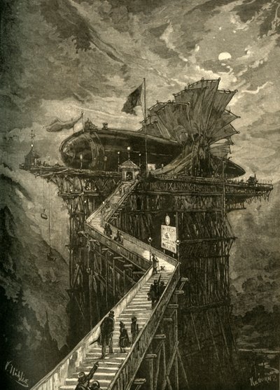 Tudo a bordo da lua!., 1881. de Unbekannt
