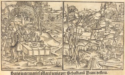 Alegoria de Guerra e Paz, 1499. de Unbekannt