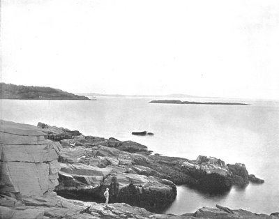 Ao longo da costa, Bar Harbor, Maine, EUA, c1900. de Unbekannt