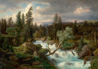 Alpine torrent de Unbekannt