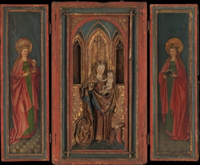 Altar Santuário com Madona e Menino com Doador, último quartel do século XV. de Unbekannt