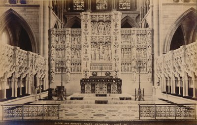 Altar e Catedral de Reredos Truro, 1929. de Unbekannt