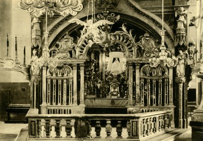 Altar da Virgem Maria, Mariazell, Estíria, Áustria, c1935. de Unbekannt