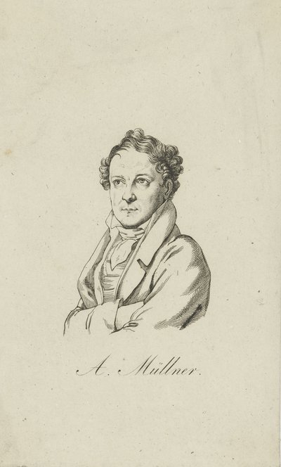 Amandus Gottfried Adolf Müllner 1774-1829, 1810-1820. de Unbekannt