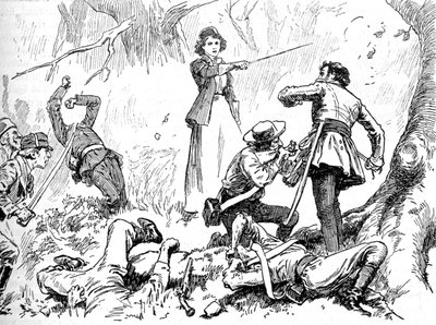 Entre os insurgentes havia uma jovem, 1902 de Unbekannt