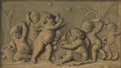 Amorini no jogo de um par, 1770-90. de Unbekannt
