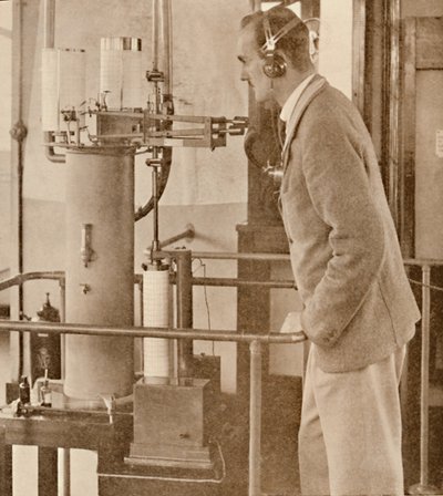 Um centro meteorológico do dirigível, 1927 de Unbekannt
