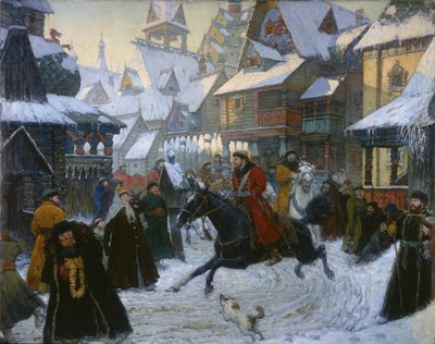 Uma antiga cidade russa. Os Cavaleiros, década de 10 de Unbekannt
