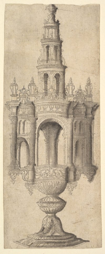 Uma arquitetura arquitetônica, ca. 1530-40. de Unbekannt