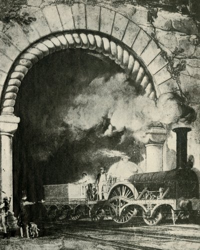 Um trem adiantado do calibre largo - estrada de ferro de Great Western, c1930. de Unbekannt