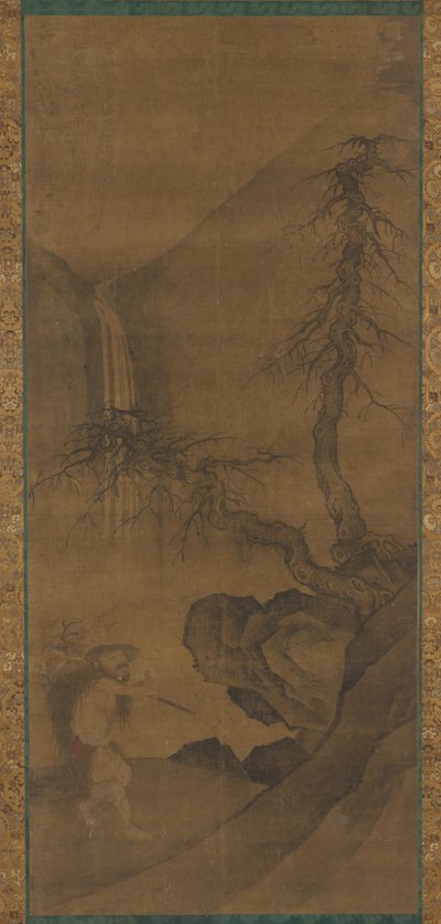 Um coletor de ervas, dinastia Ming, 1368-1644. de Unbekannt