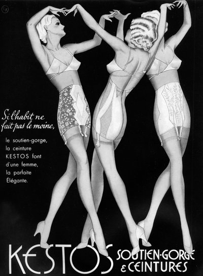 Um anúncio para a lingerie Kestos, 1938 de Unbekannt