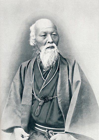 Um médico japonês envelhecido em traje completo, 1902 de Unbekannt