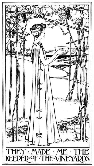 Uma ilustração para The Song of Salomon, 1899 de Unbekannt