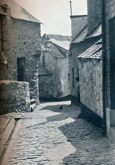 Uma parte antiga de St Ives, na Cornualha, programada como área de limpeza de favelas, 1935 de Unbekannt