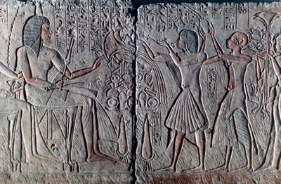 Relevo egípcio antigo, c1300 aC de Unbekannt