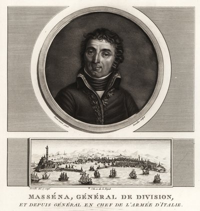 Andre Massena, Duque de Rivoli, General de Divisão, General-Chefe do Exército Italiano de Unbekannt