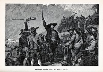 Andreas Hofer e seus compatriotas, 1882 de Unbekannt