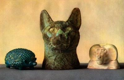 Esculturas de animais do Novo Reino e dos Últimos Períodos, Egito, 1936 de Unbekannt