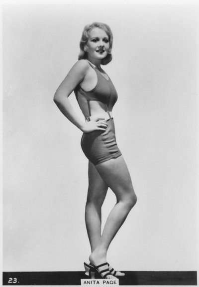 Anita Page, atriz de cinema americana, c1938 de Unbekannt