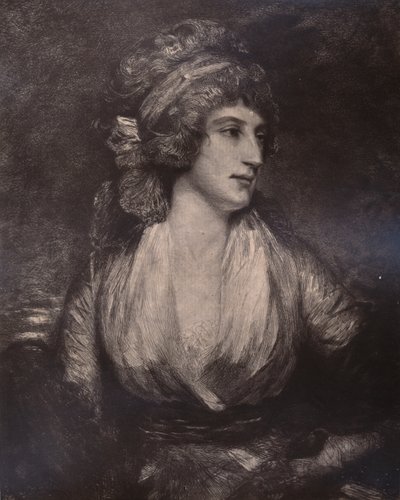 Anna Seward, escritora e poeta inglesa, final do século XVIII ou início do século XIX de 1894 de Unbekannt