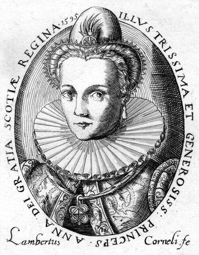 Ana da Dinamarca, rainha consorte do rei Jaime I da Inglaterra e VI da Escócia de Unbekannt
