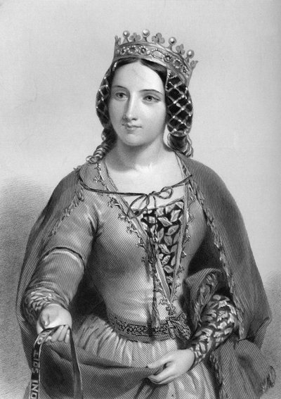 Ana de Warwick 1456-1485, rainha consorte do rei Ricardo III, 1851 de Unbekannt