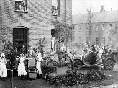 Anunciando o Armistício no Hospital Americano em Dartford de Unbekannt
