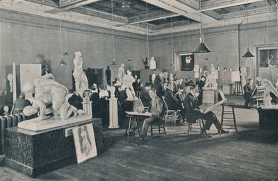Classes de antiguidades e de vida no Ontario College of Art, Toronto, c1913 de Unbekannt