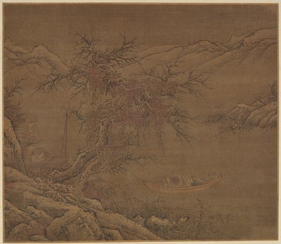 Aproximando-se da costa de inverno, dinastia Ming, 1368-1644. de Unbekannt