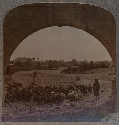 Aqueduto mostrando Jericó através do Arco, c1900 de Unbekannt