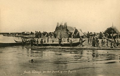 Aldeia árabe na margem do Tigre, c1918-c1939. de Unbekannt
