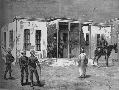 Prisão de Arabis no quartel de Abbassieh, c1882 de Unbekannt