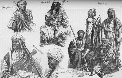 Árabes do Soudan, c1881-85 de Unbekannt