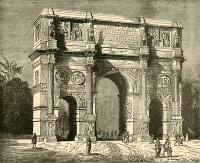 Arco de Constantino, 1890. de Unbekannt