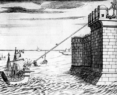 Archimedes Burning Mirror, dispositivo usado no cerco de Siracusa, 215-212 aC 1642 de Unbekannt