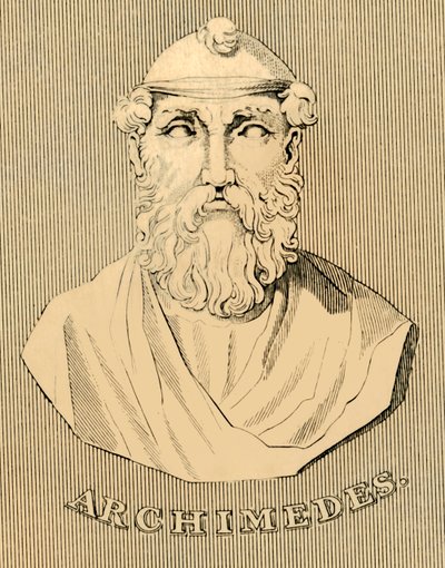 Arquimedes, c287-212 aC, 1830. de Unbekannt