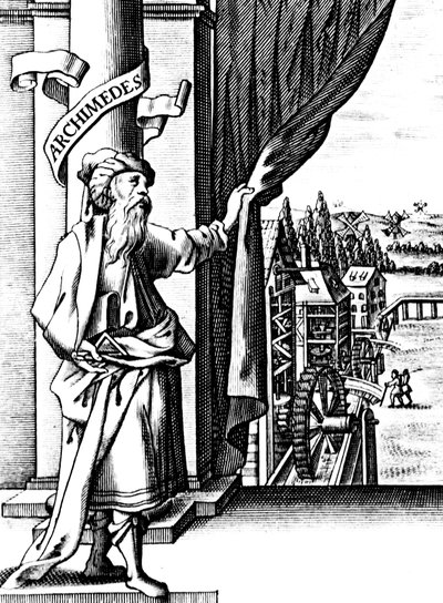 Arquimedes c287-212 aC, matemático e inventor da Grécia Antiga de Unbekannt