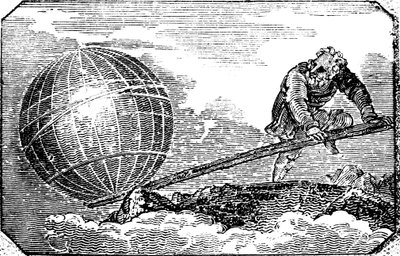 Arquimedes c287-212 aC, matemático e inventor da Grécia Antiga, 1824 de Unbekannt