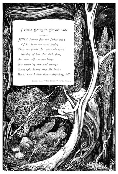Canção de Ariels para Fernando, 1895 de Unbekannt