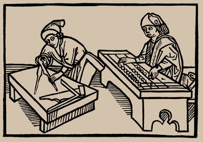 Aritmética e geometria. Do espelho de seres humanos vida por Rodrigo Zamora, 1479. de Unbekannt