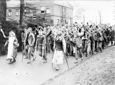 Desfile de armistício no Hospital Americano em Dartford de Unbekannt