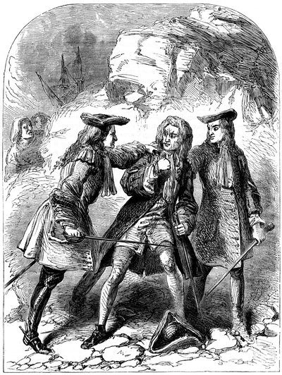 Detenção de Sir John Fenwick, 1696 final do século XIX de Unbekannt