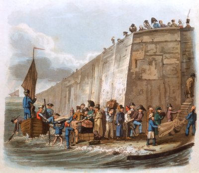 Chegada em Calais, 1816 de Unbekannt