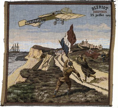 Chegada de Louis Bleriot a Dover, Inglaterra, 25 de julho de 1909 de Unbekannt