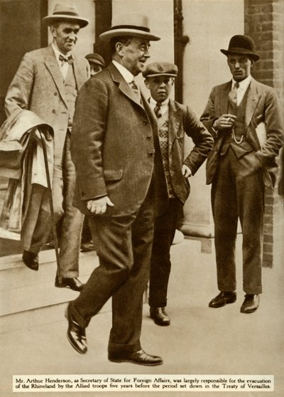 Arthur Henderson, 1929, 1935. de Unbekannt