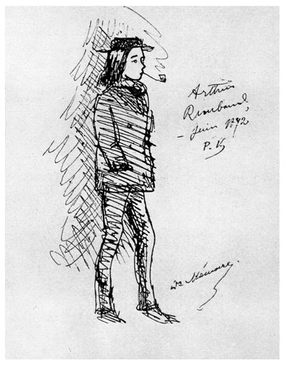 Arthur Rimbaud, poeta e aventureiro francês, 1895 1956 de Unbekannt