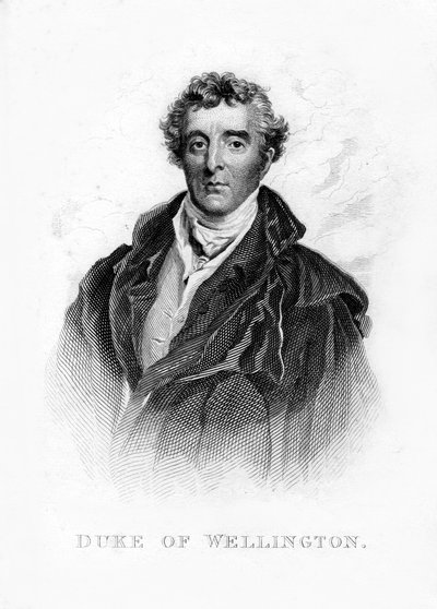 Arthur Wellesley, 1º Duque de Wellington, soldado e estadista britânico, século XIX de Unbekannt