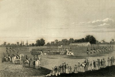 Tropa de Arundel & Bramber da cavalaria de Yeomanry, 1835. de Unbekannt